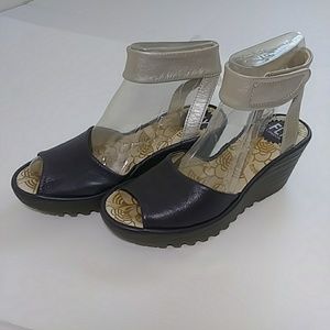 Fly London Wedge Strap Sandal